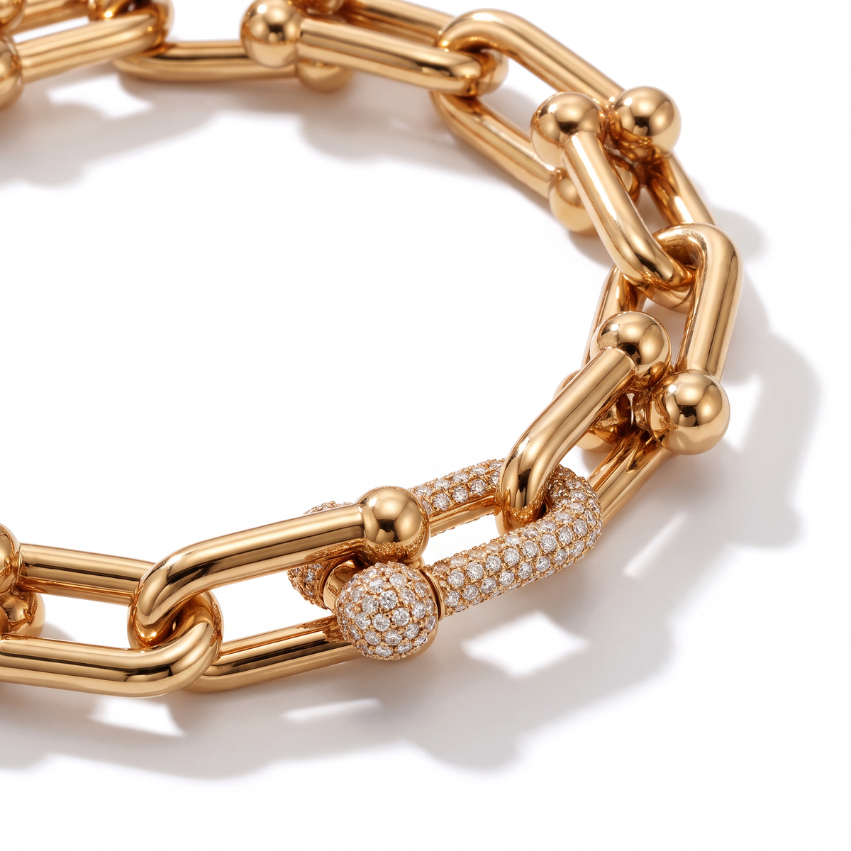 HardWear Link Pavé Diamonds Bracelet