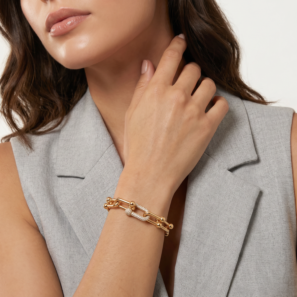 HardWear Link Pavé Diamonds Bracelet
