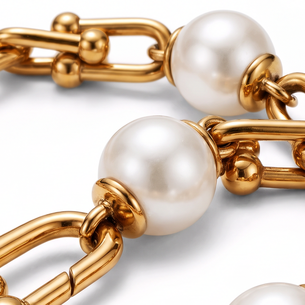 HardWear Link with Pearls Bracelet