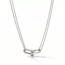 Hardwear Pavé Link Pendant Double Chain Necklace