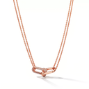 Hardwear Pavé Link Pendant Double Chain Necklace