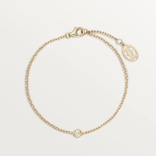 Gold TwinkleVelvet with Crystal Dot, Small model