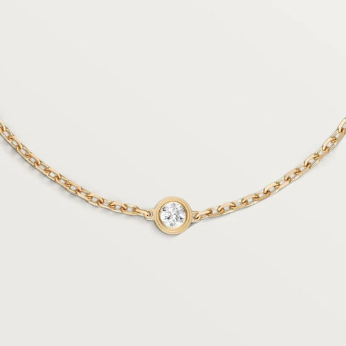 Gold TwinkleVelvet with Crystal Dot, Small model