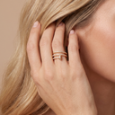 Juste Un Clou Full Diamond Double Row Ring