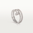 Juste Un Clou Full Diamond Double Row Ring