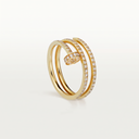 Juste Un Clou Full Diamond Double Row Ring