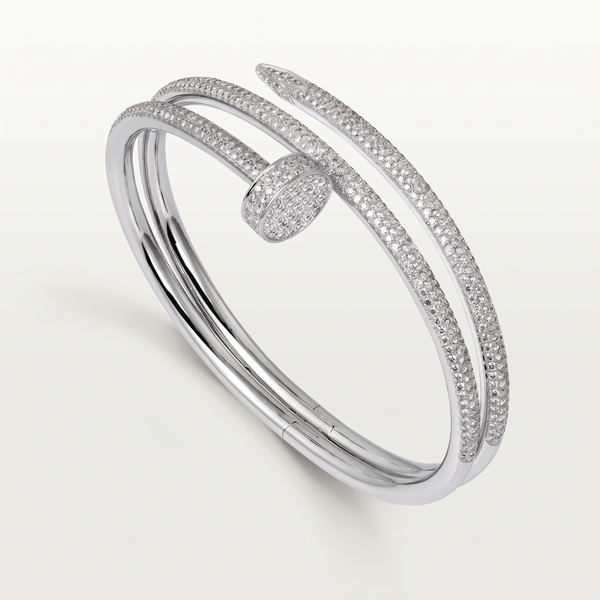 Juste Un Clou Half-Paved Double Wrap Bracelet