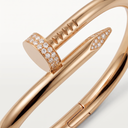 Juste Un Clou Large Pavé Diamonds Nail Bracelet
