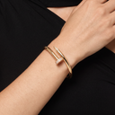 Juste Un Clou Large Pavé Diamonds Nail Bracelet