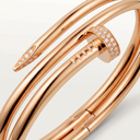 Juste Un Clou Pavé Diamonds Double Wrap Bangle Bracelet
