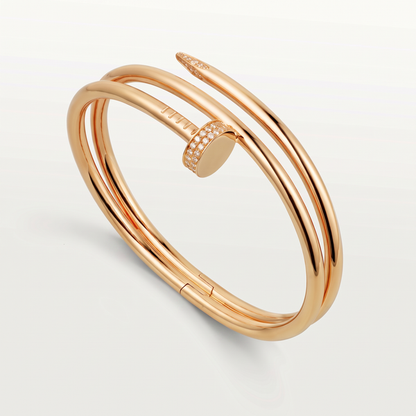 Juste Un Clou Pavé Diamonds Double Wrap Bangle Bracelet