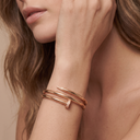 Juste Un Clou Pavé Diamonds Double Wrap Bangle Bracelet