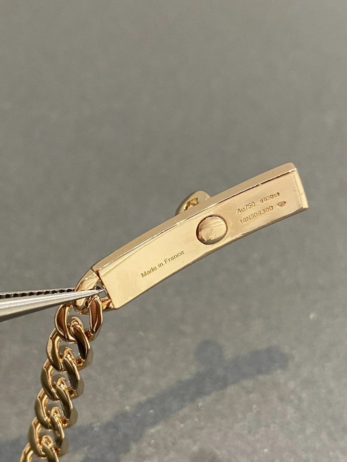 Kelly Chain Bracelet Pink Gold Full Diamond Lock High Quality