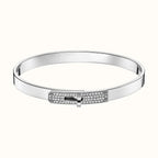 Kelly Bracelet Silver Diamond Lock High Quality