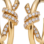Knot Hoop Earrings