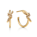Knot Hoop Earrings