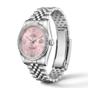 Lady-Datejust 116234 Pink Floral Dial Stainless Steel Automatic Watch
