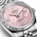 Lady-Datejust 116234 Pink Floral Dial Stainless Steel Automatic Watch