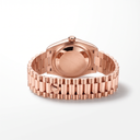 Lady-Datejust 278275 Chocolate Diamond Dial Rose Gold Automatic Watch