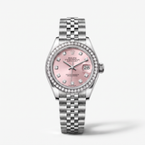 Lady-Datejust 278384RBR Pink Dial And Diamond Bezel Women's Watch