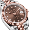 Lady-Datejust Chocolate Diamond Dial Everose Automatic Watch | M278271