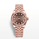 Lady-Datejust Chocolate Diamond Dial Full Everose M279175 Automatic Watch