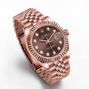 Lady-Datejust Chocolate Diamond Dial Full Everose M279175 Automatic Watch