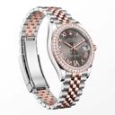 Lady-datejust Dark Rhodium Roman Number Dial Automatic Watch