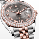 Lady-datejust Dark Rhodium Roman Number Dial Automatic Watch