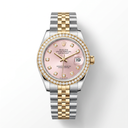 Lady-Datejust Metallic Pink Diamond Dial jubilee Automatic Watch