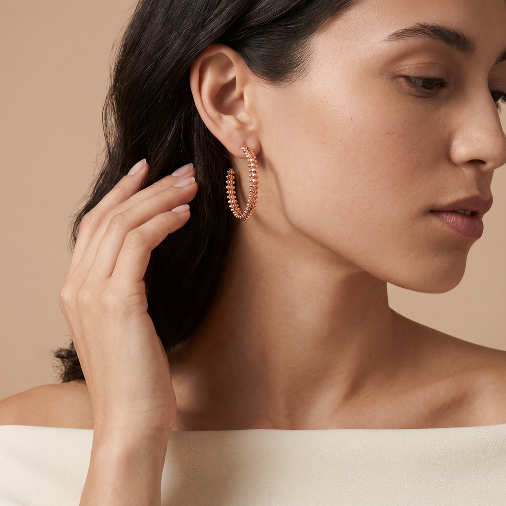 Large Clash De Earrings