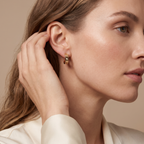 Love 2 Diamonds Classic Hoop Earrings