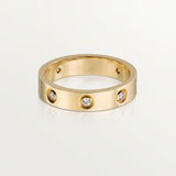 Love 8 Diamonds Band Ring