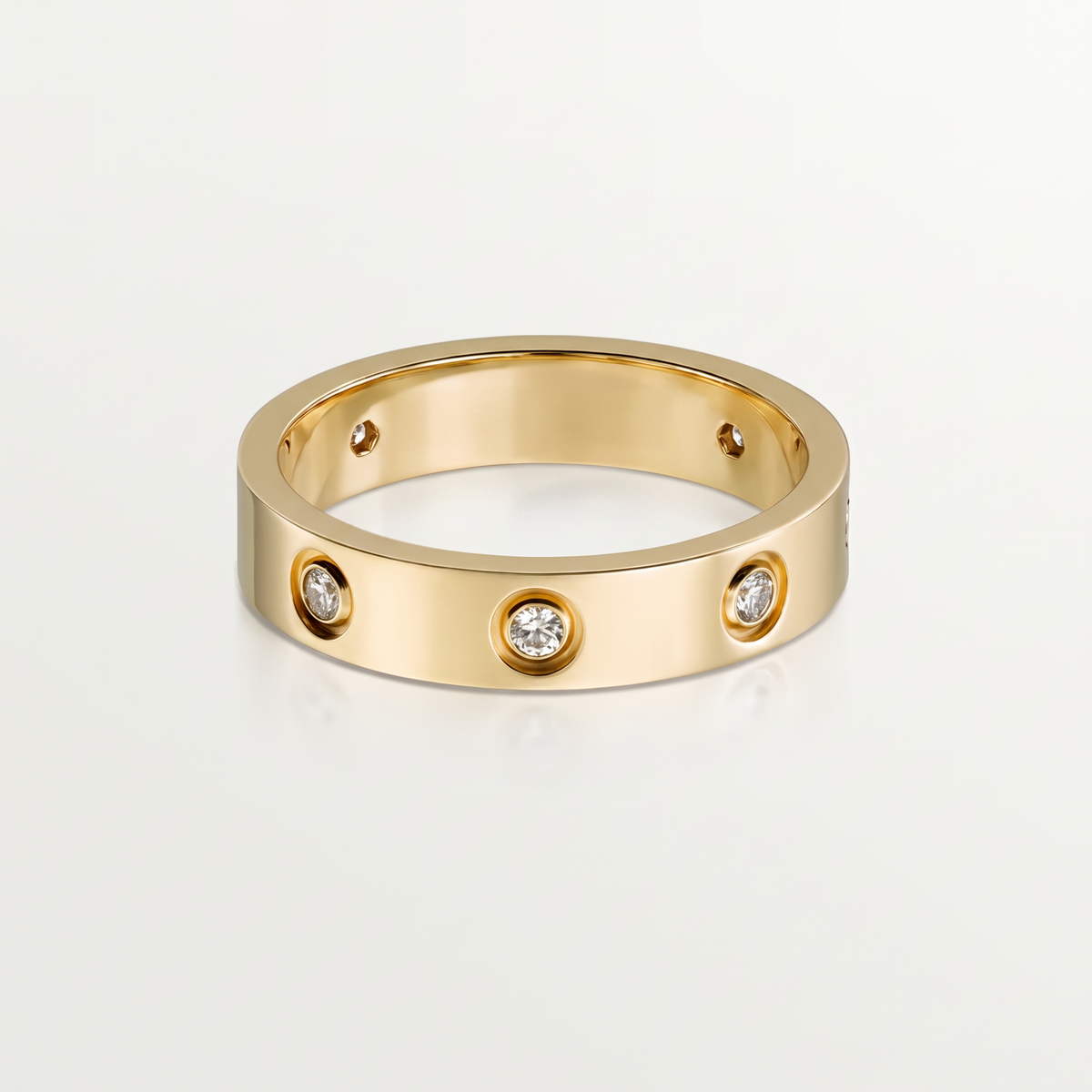 Love 8 Diamonds Band Ring