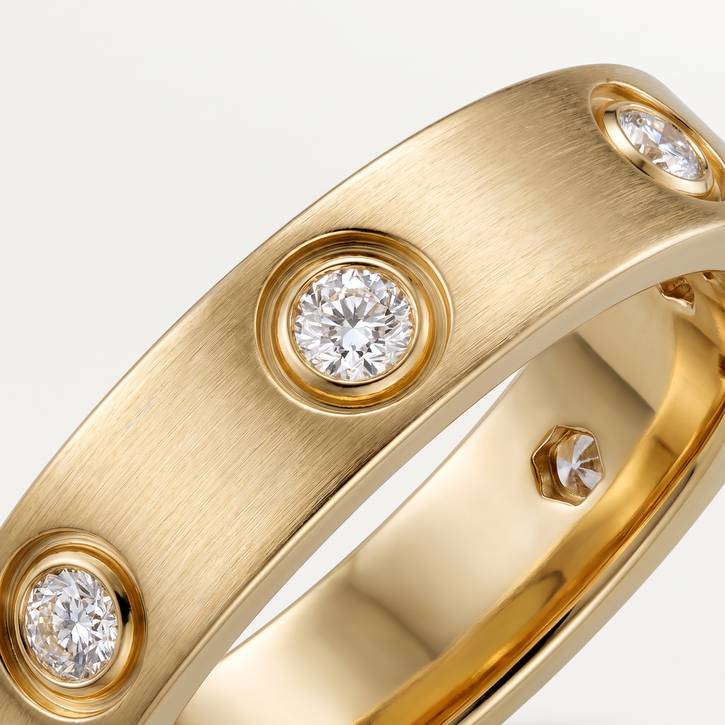 Love 8 Diamonds Band Ring