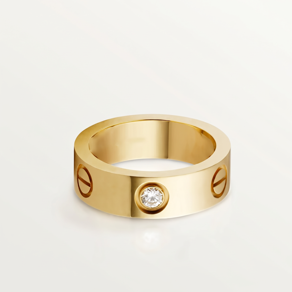 Love Band 1 Diamond Ring