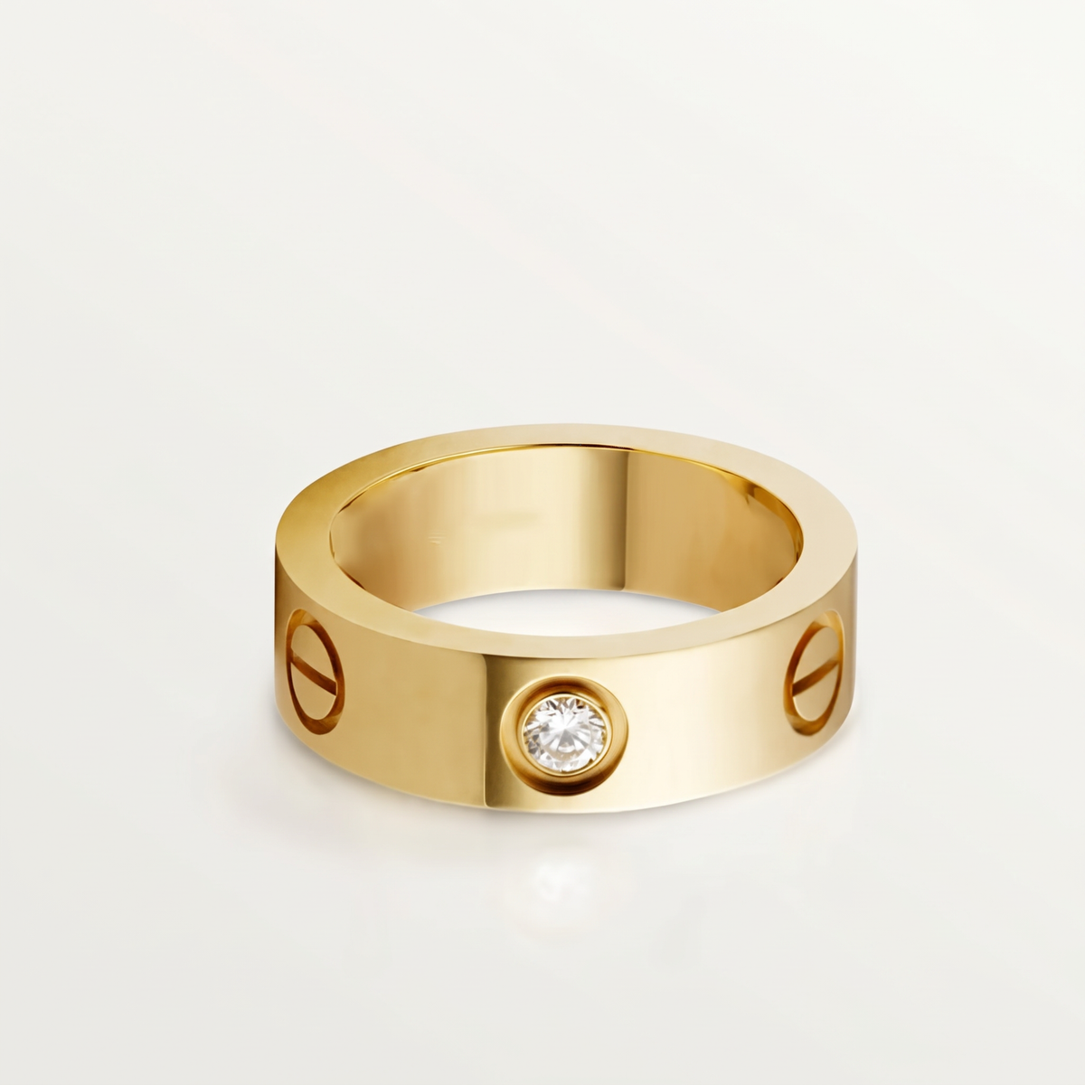 Love Band 1 Diamond Ring