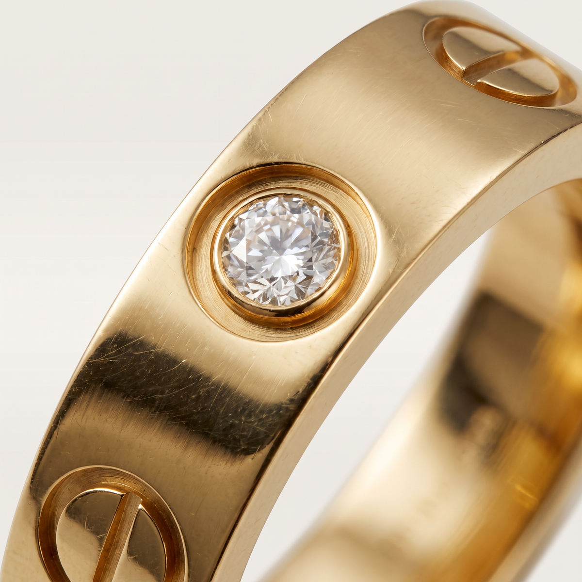 Love Band 1 Diamond Ring