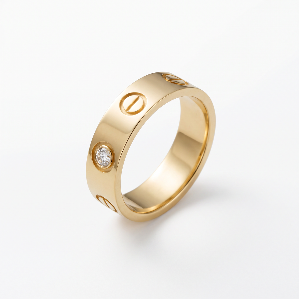 Love Band 1 Diamond Ring