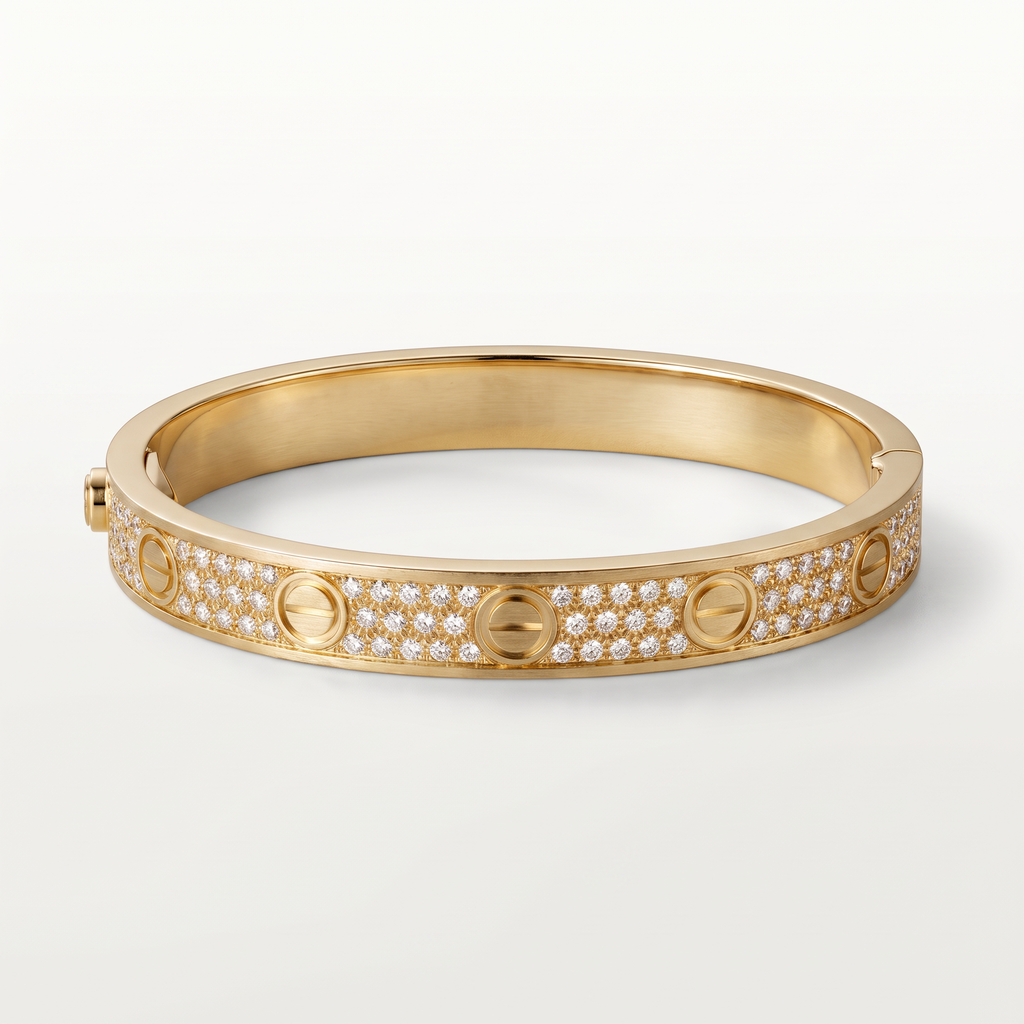 Love Diamond-Paved Bracelet