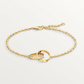 Love On Chain Paved Bracelet