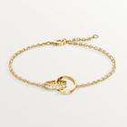 Love On Chain Paved Bracelet