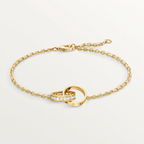 Love On Chain Paved Bracelet