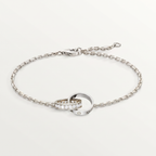 Love On Chain Paved Bracelet