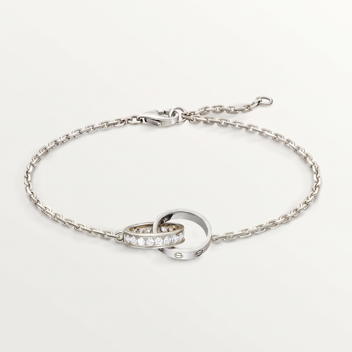 Love On Chain Paved Bracelet