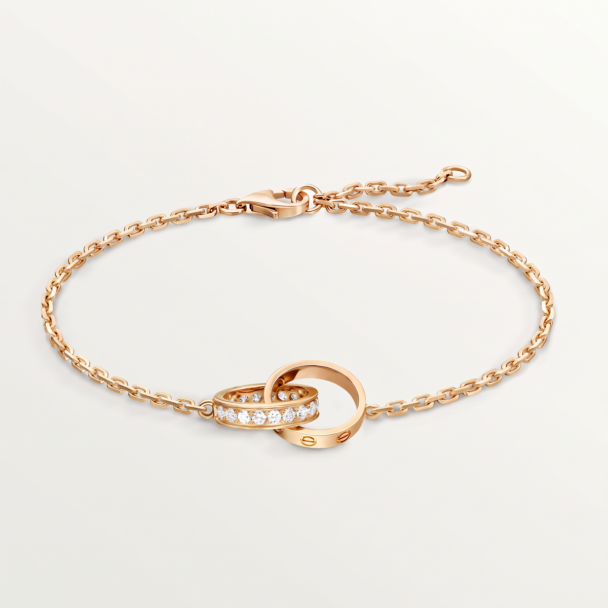 Love On Chain Paved Bracelet