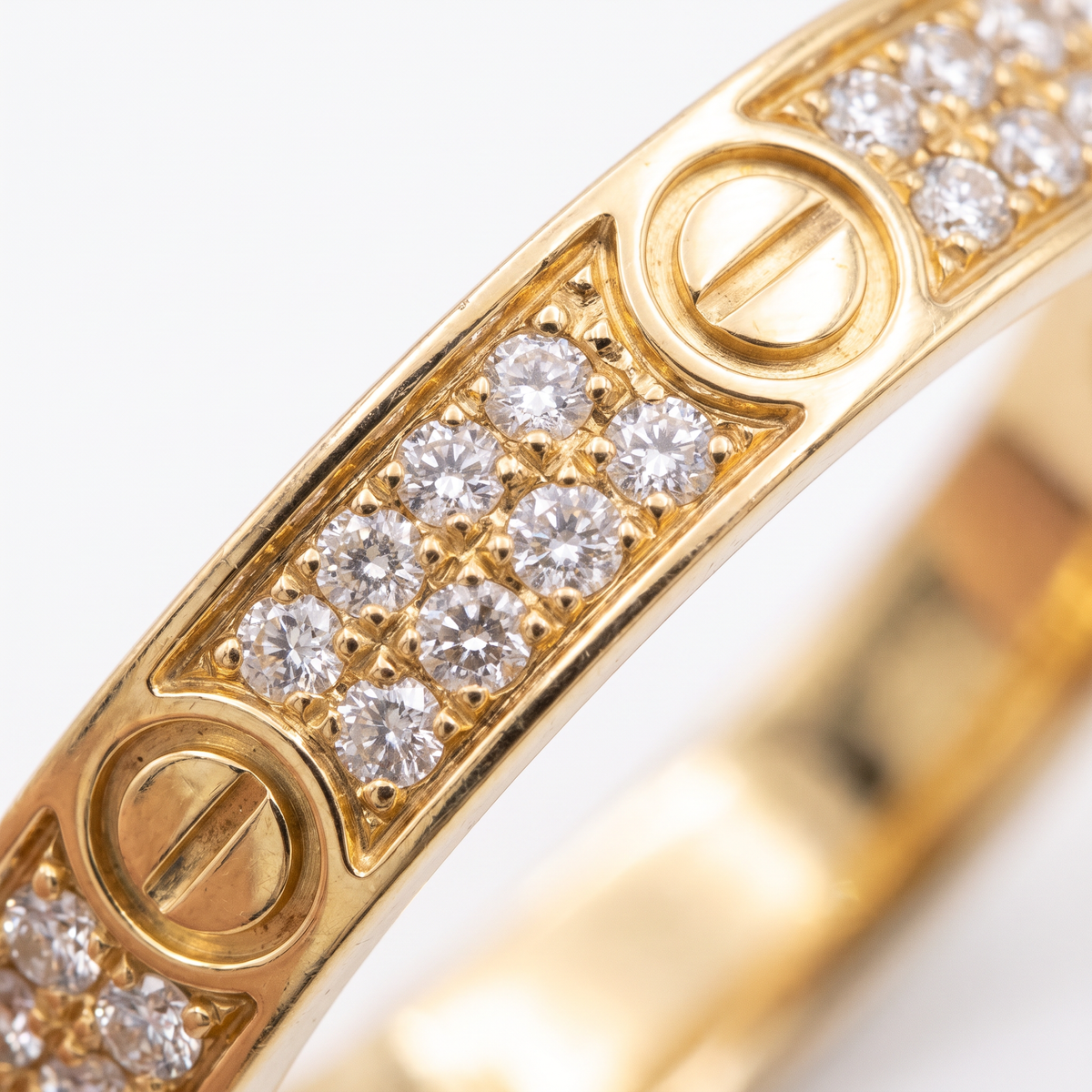 Love Pavé Slim Ring