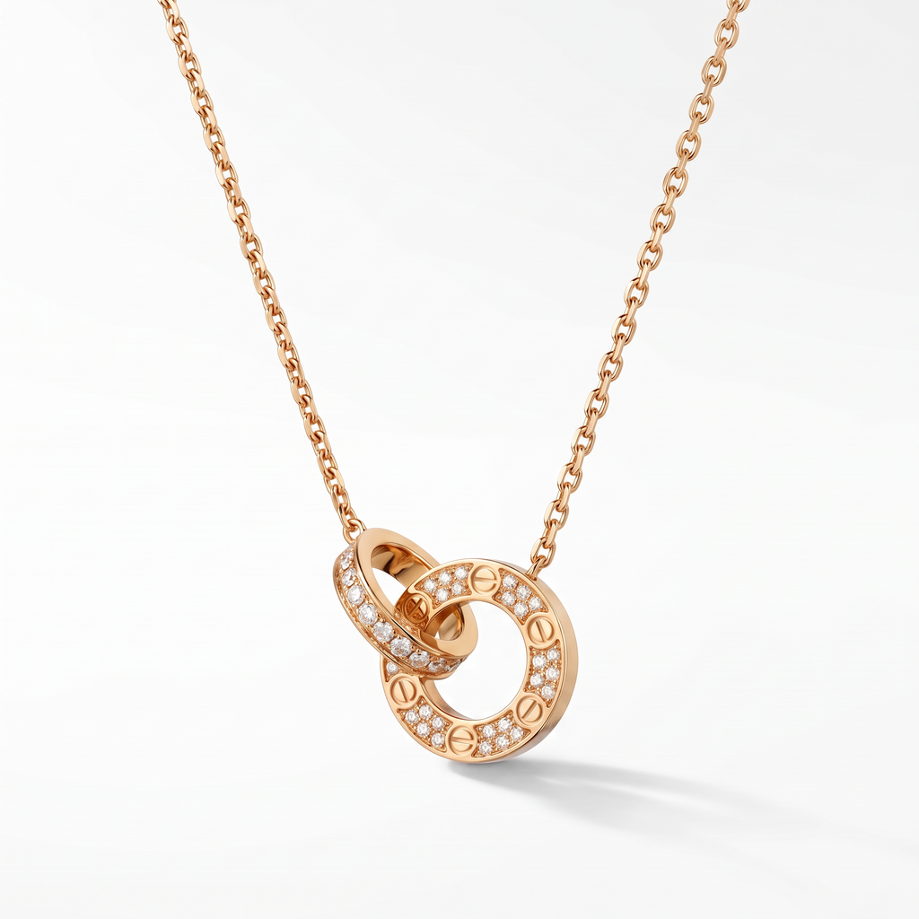 Love Pavé Necklace