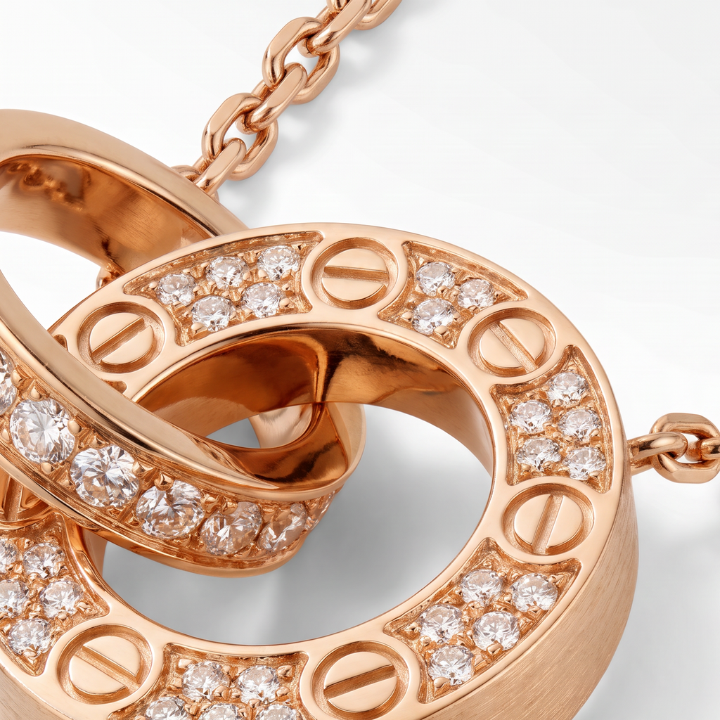 Love Pavé Necklace
