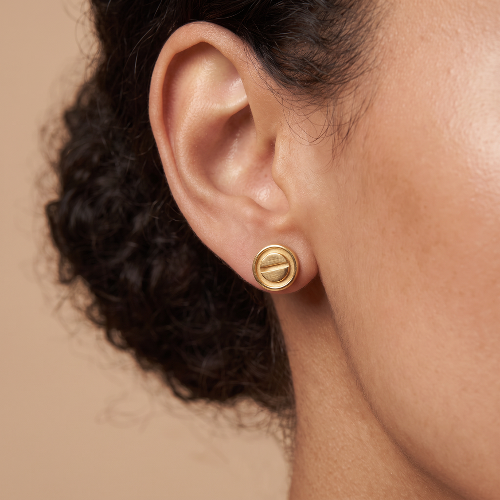 Love Stud Earrings